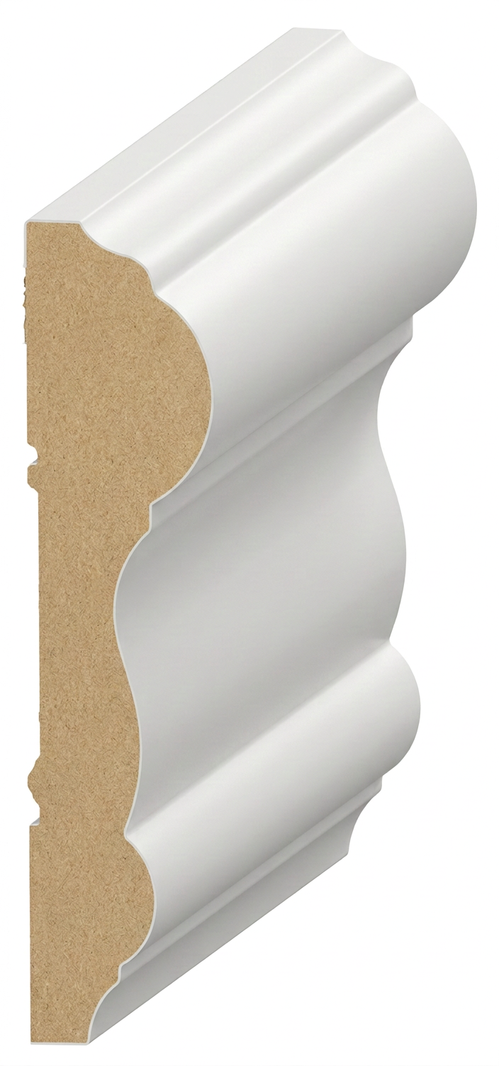 Colonial Chair Rail profile, model 653MUL