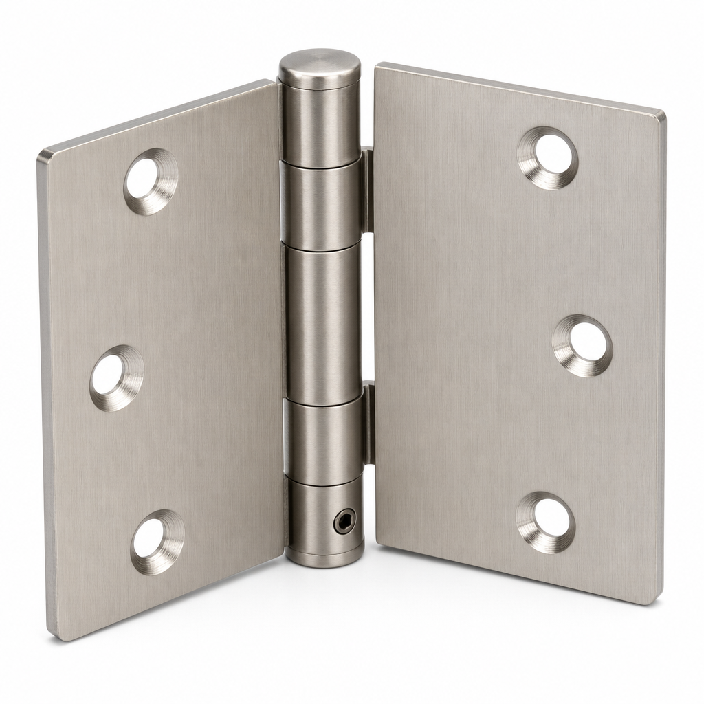 Non-Removable Pin Hinge 4" x 4" — 5/8" Radius