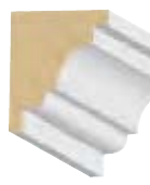 Pediment Crown profile, model 438MUL