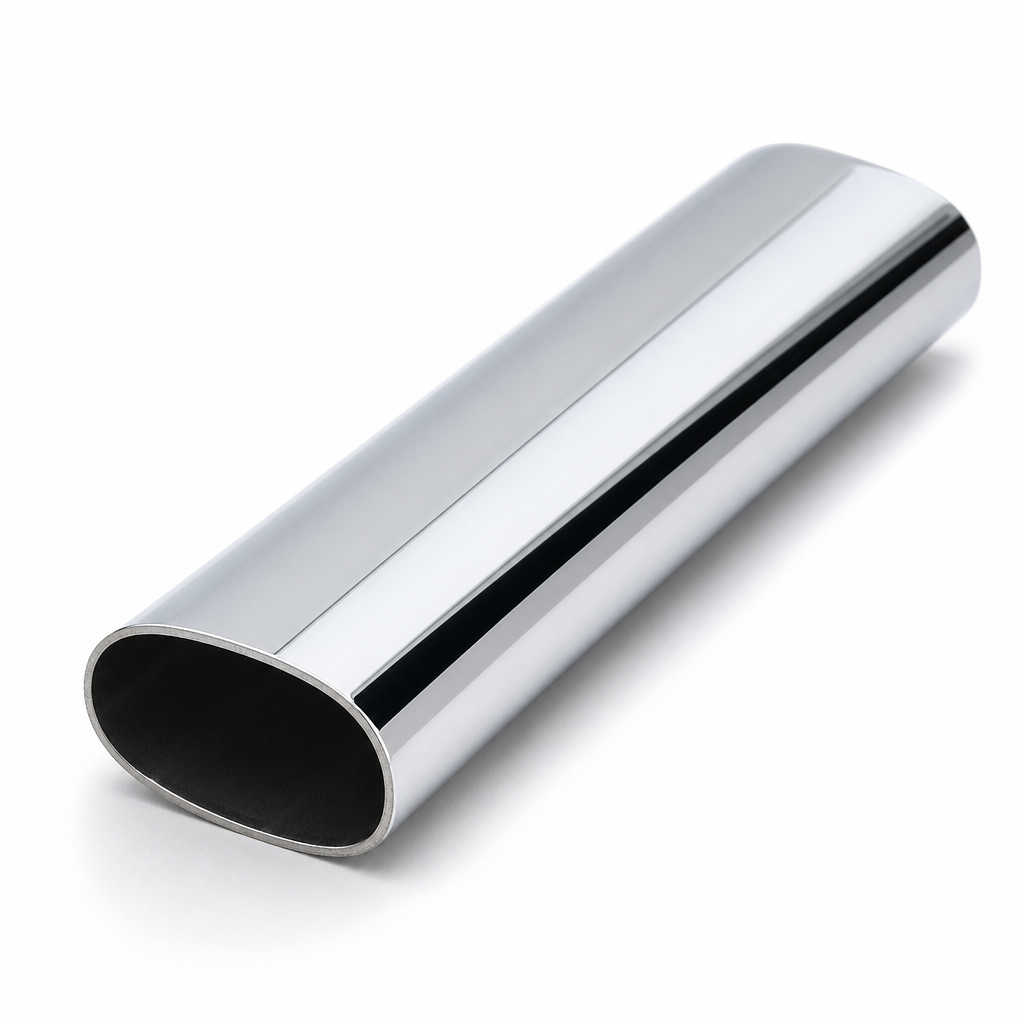 Oval Pole — Chrome 8'