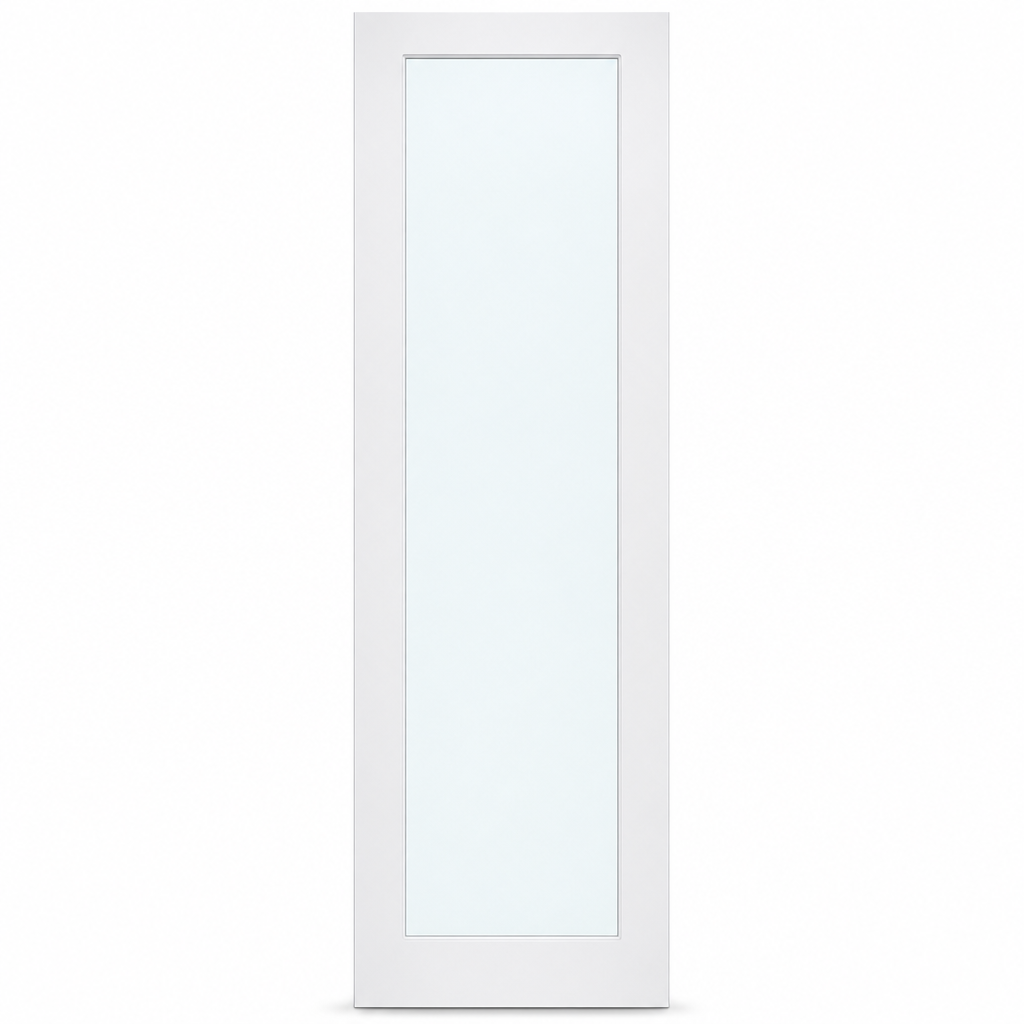 Flush Glazed 1 Lite Low E Fiberglass (8'0")