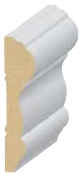 Colonial Chair Rail profile, model 653MUL