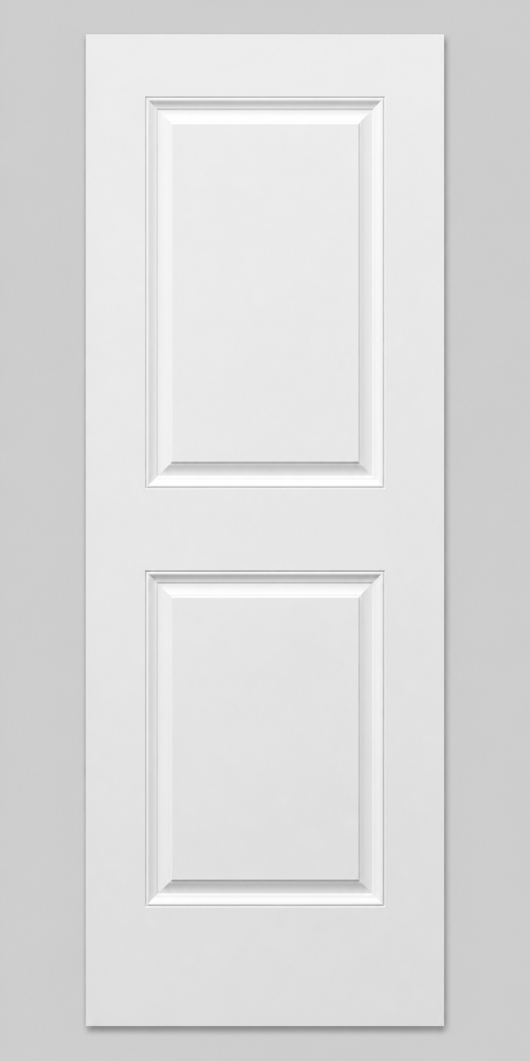 2 Panel Square Top Smooth