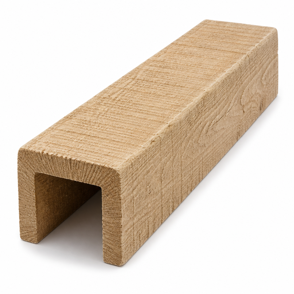Rough Sawn Cedar Beam Mantel — Rough Sawn Cedar texture
