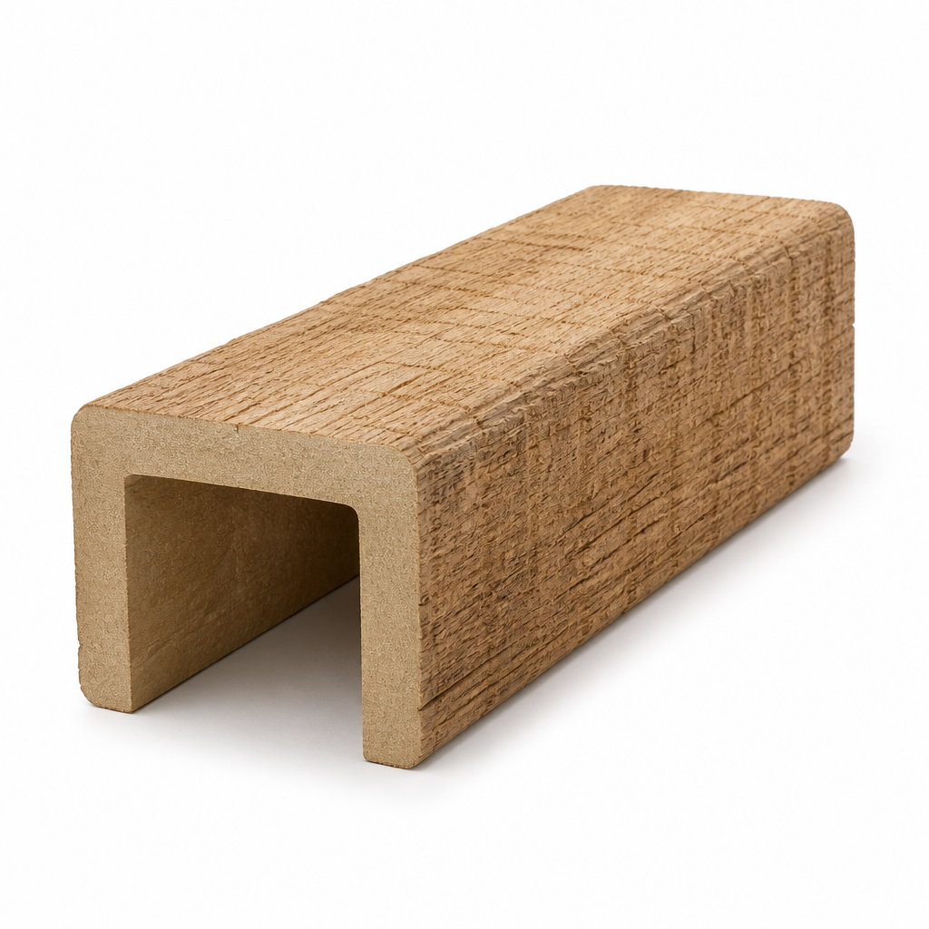 Rustic Faux Beam — Rough Sawn Cedar texture