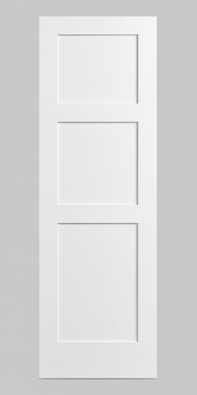 Shaker 3 Panel Craftsman